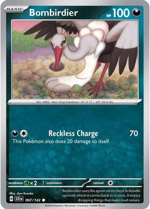 Pokemon TCG - SV07: Stellar Crown - Bombirdier - 097/142