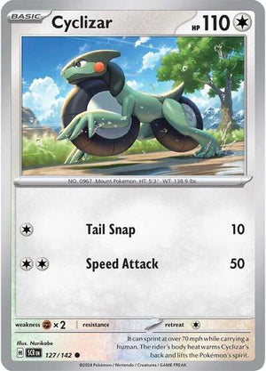 Pokemon TCG - SV07: Stellar Crown - Cyclizar - 127/142 - Reverse Holofoil