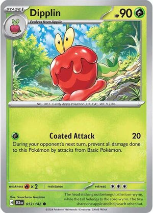 Pokemon TCG - SV07: Stellar Crown - Dipplin - 013/142
