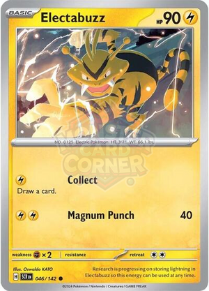 Pokemon TCG - SV07: Stellar Crown - Electabuzz - 046/142