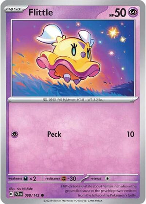 Pokemon TCG - SV07: Stellar Crown - Flittle - 068/142 - Reverse Holofoil