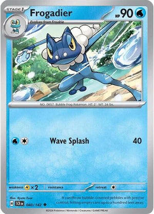 Pokemon TCG - SV07: Stellar Crown - Frogadier - 040/142
