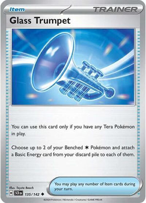 Pokemon TCG - SV07: Stellar Crown - Glass Trumpet - 135/142