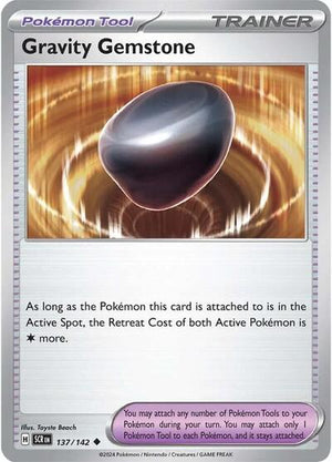 Pokemon TCG - SV07: Stellar Crown - Gravity Gemstone - 137/142 - Reverse Holofoil