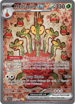 Pokemon TCG - SV07: Stellar Crown - Hydrapple ex - 167/142 - Holofoil
