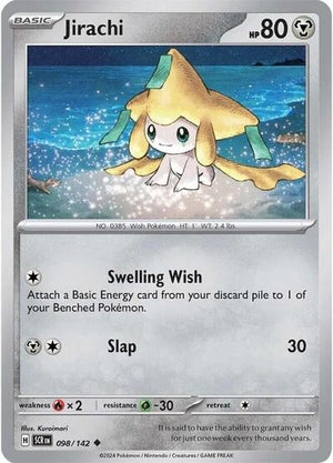 Pokemon TCG - SV07: Stellar Crown - Jirachi - 098/142
