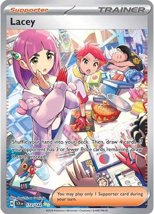 Pokemon TCG - SV07: Stellar Crown - Lacey - 172/142 - Holofoil