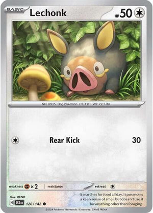 Pokemon TCG - SV07: Stellar Crown - Lechonk - 126/142