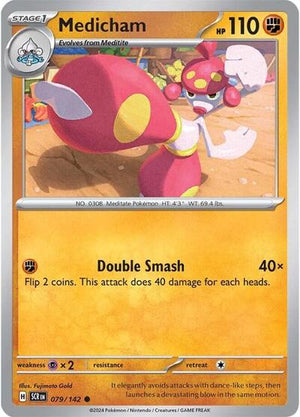Pokemon TCG - SV07: Stellar Crown - Medicham - 079/142