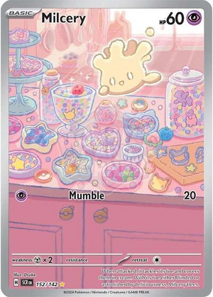 Pokemon TCG - SV07: Stellar Crown - Milcery - 152/142 - Holofoil