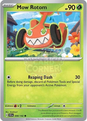 Pokemon TCG - SV07: Stellar Crown - Mow Rotom - 008/142