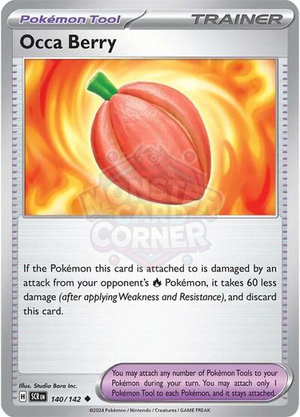 Pokemon TCG - SV07: Stellar Crown - Occa Berry - 140/142