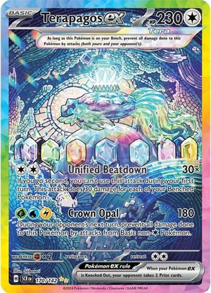 Pokemon TCG - SV07: Stellar Crown - Terapagos ex - 170/142 - Holofoil