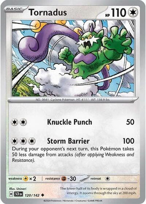 Pokemon TCG - SV07: Stellar Crown - Tornadus - 120/142