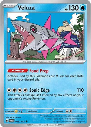 Pokemon TCG - SV07: Stellar Crown - Veluza - 045/142