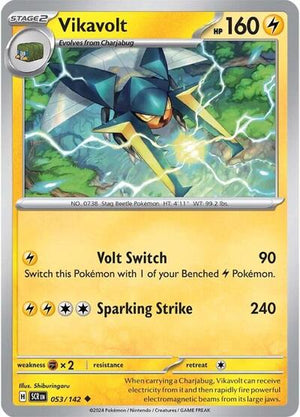 Pokemon TCG - SV07: Stellar Crown - Vikavolt - 053/142