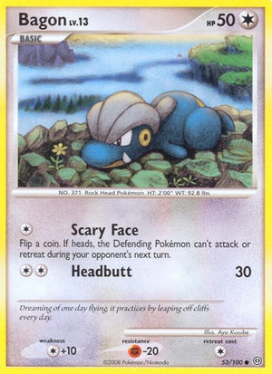 Pokemon TCG - Stormfront - Bagon - 53/100