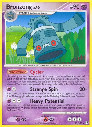 Pokemon TCG - Stormfront - Bronzong - 13/100