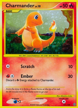 Pokemon TCG - Stormfront - Charmander - 101/100 - Holofoil