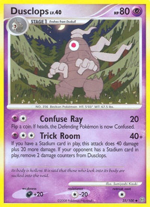Pokemon TCG - Stormfront - Dusclops - 35/100 - Reverse Holofoil