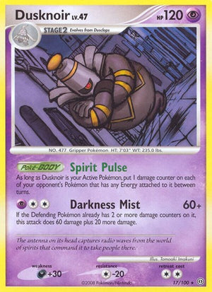Pokemon TCG - Stormfront - Dusknoir - 17/100