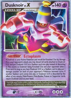 Pokemon TCG - Stormfront - Dusknoir LV.X - 96/100 - Holofoil