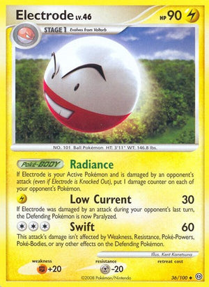 Pokemon TCG - Stormfront - Electrode - 36/100 - Reverse Holofoil