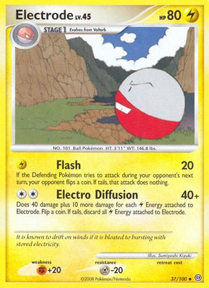 Pokemon TCG - Stormfront - Electrode - 37/100 - Reverse Holofoil