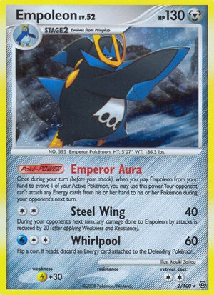 Pokemon TCG - Stormfront - Empoleon - 2/100 - Reverse Holofoil
