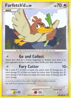 Pokemon TCG - Stormfront - Farfetch'd - 38/100 - Reverse Holofoil