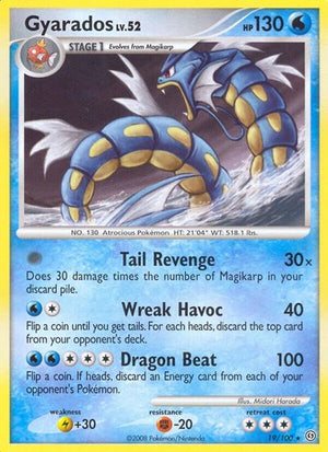 Pokemon TCG - Stormfront - Gyarados - 19/100 - Reverse Holofoil