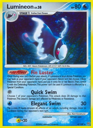 Pokemon TCG - Stormfront - Lumineon - 4/100 - Holofoil