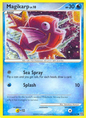 Pokemon TCG - Stormfront - Magikarp - 65/100 - Reverse Holofoil