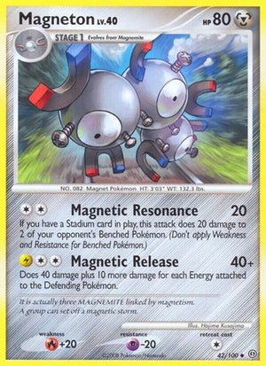 Pokemon TCG - Stormfront - Magneton - 42/100