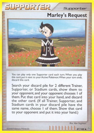 Pokemon TCG - Stormfront - Marley's Request - 87/100