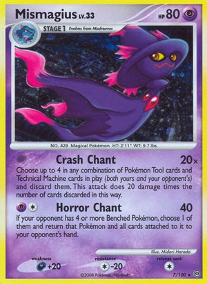 Pokemon TCG - Stormfront - Mismagius - 7/100 - Reverse Holofoil