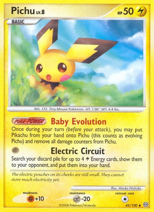 Pokemon TCG - Stormfront - Pichu - 45/100