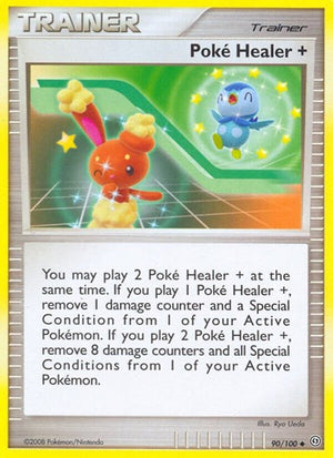 Pokemon TCG - Stormfront - Poke Healer + - 90/100 - Reverse Holofoil