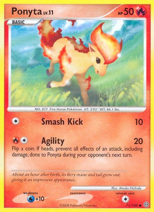 Pokemon TCG - Stormfront - Ponyta - 71/100 - Reverse Holofoil