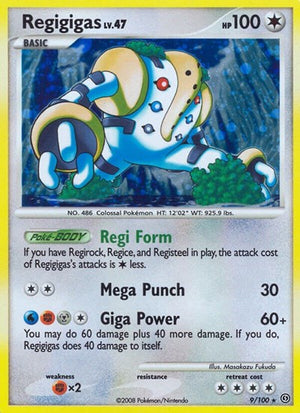 Pokemon TCG - Stormfront - Regigigas - 9/100 - Reverse Holofoil
