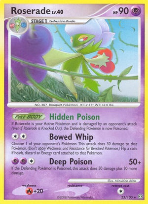 Pokemon TCG - Stormfront - Roserade - 23/100