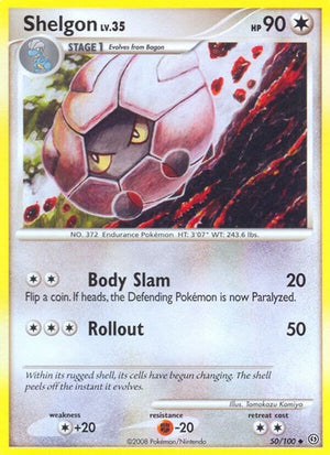 Pokemon TCG - Stormfront - Shelgon - 50/100