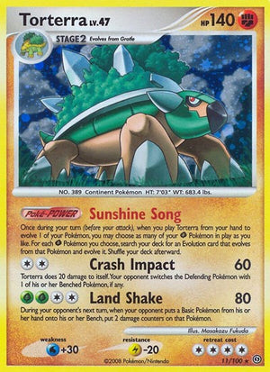 Pokemon TCG - Stormfront - Torterra - 11/100 - Holofoil