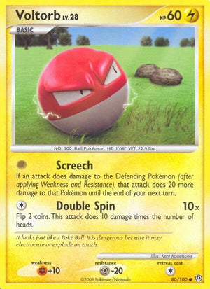 Pokemon TCG - Stormfront - Voltorb - 80/100