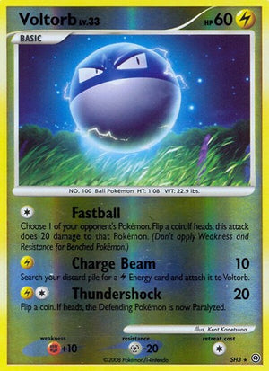 Pokemon TCG - Stormfront - Voltorb - SH3 - Reverse Holofoil