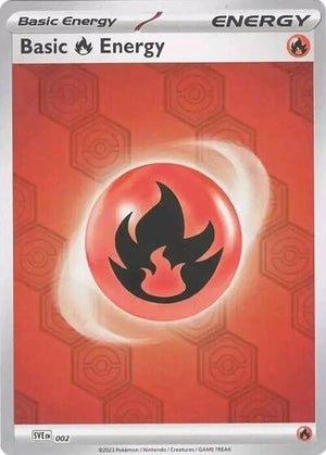 Pokemon TCG - SV: Shrouded Fable - Basic Fire Energy - 2 - Reverse Holofoil