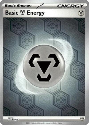 Pokemon TCG - SV: Shrouded Fable - Basic Metal Energy - 8 - Reverse Holofoil