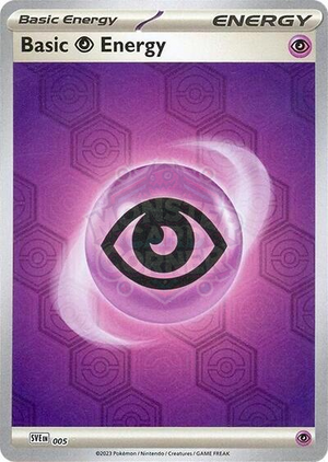 Pokemon TCG - SV: Shrouded Fable - Basic Psychic Energy - 5 - Reverse Holofoil