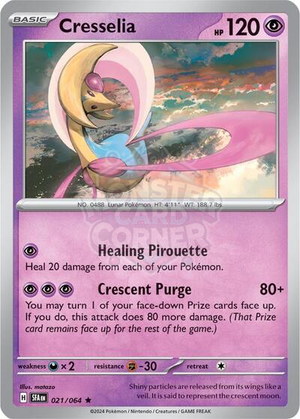 Pokemon TCG - SV: Shrouded Fable - Cresselia - 021/064 - Reverse Holofoil