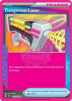 Pokemon TCG - SV: Shrouded Fable - Dangerous Laser - 058/064 - Holofoil